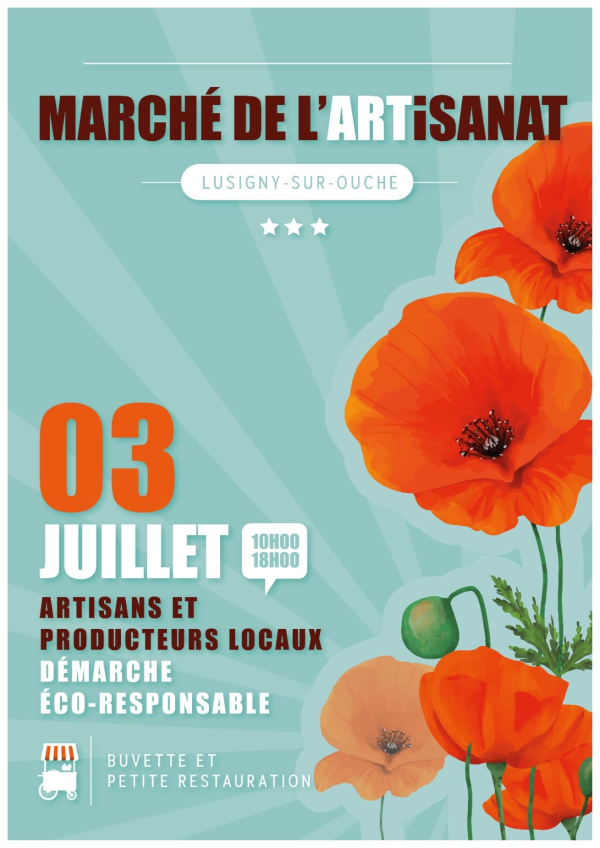 Affiche du marché d'été 2022