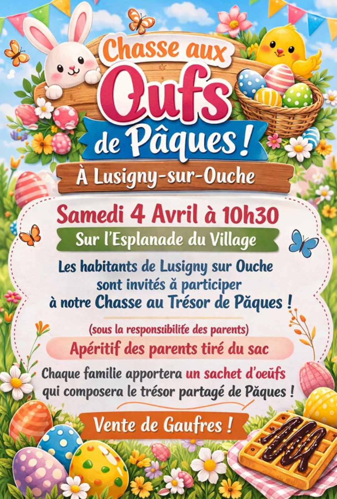 Chasse aux Œufs de Pâques 